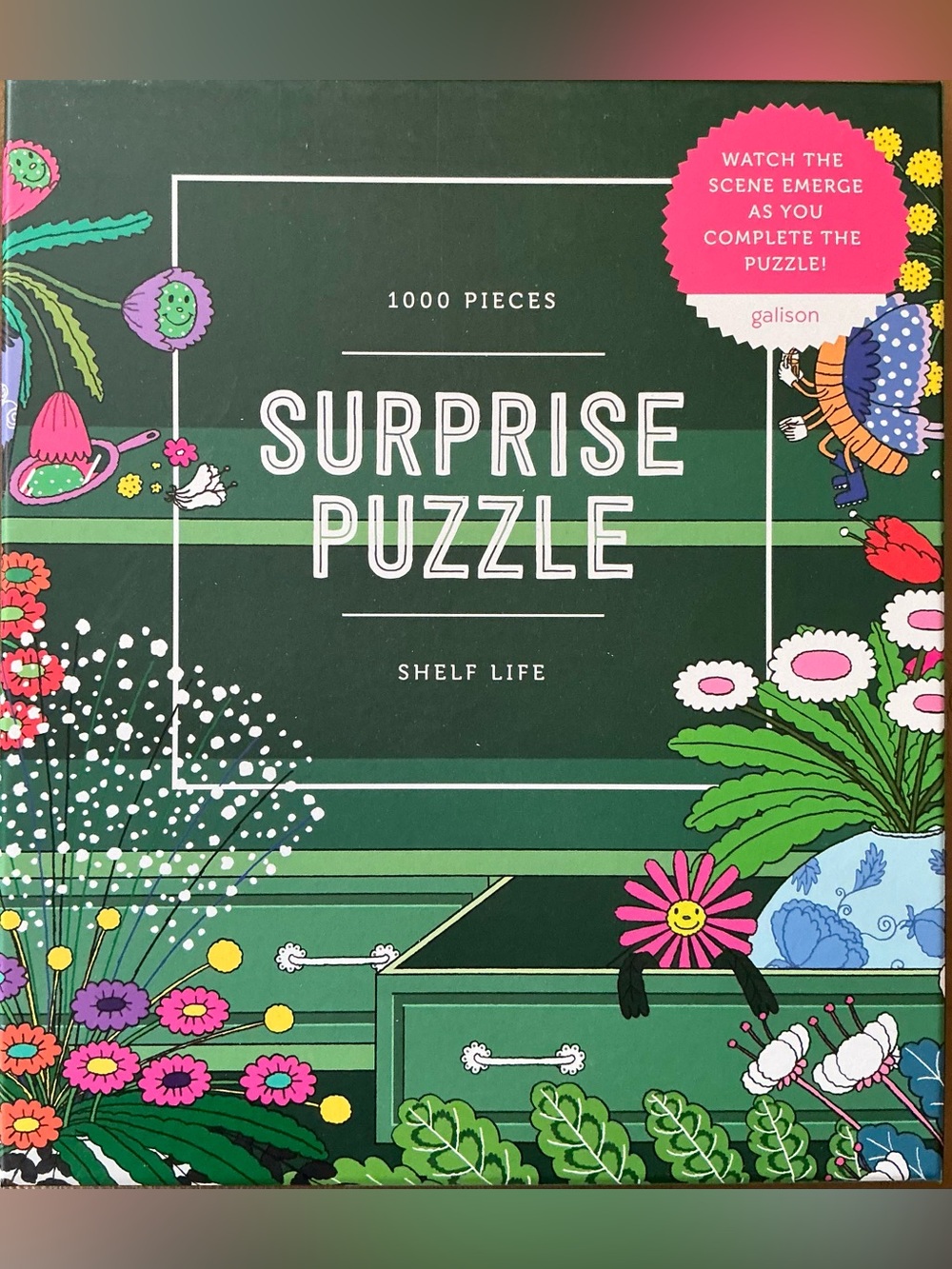 Galison Surprise “Shelf Life” 1000 piece puzzle